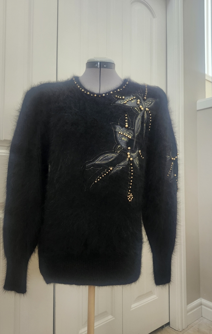 Cache Vintage Angora Sweater